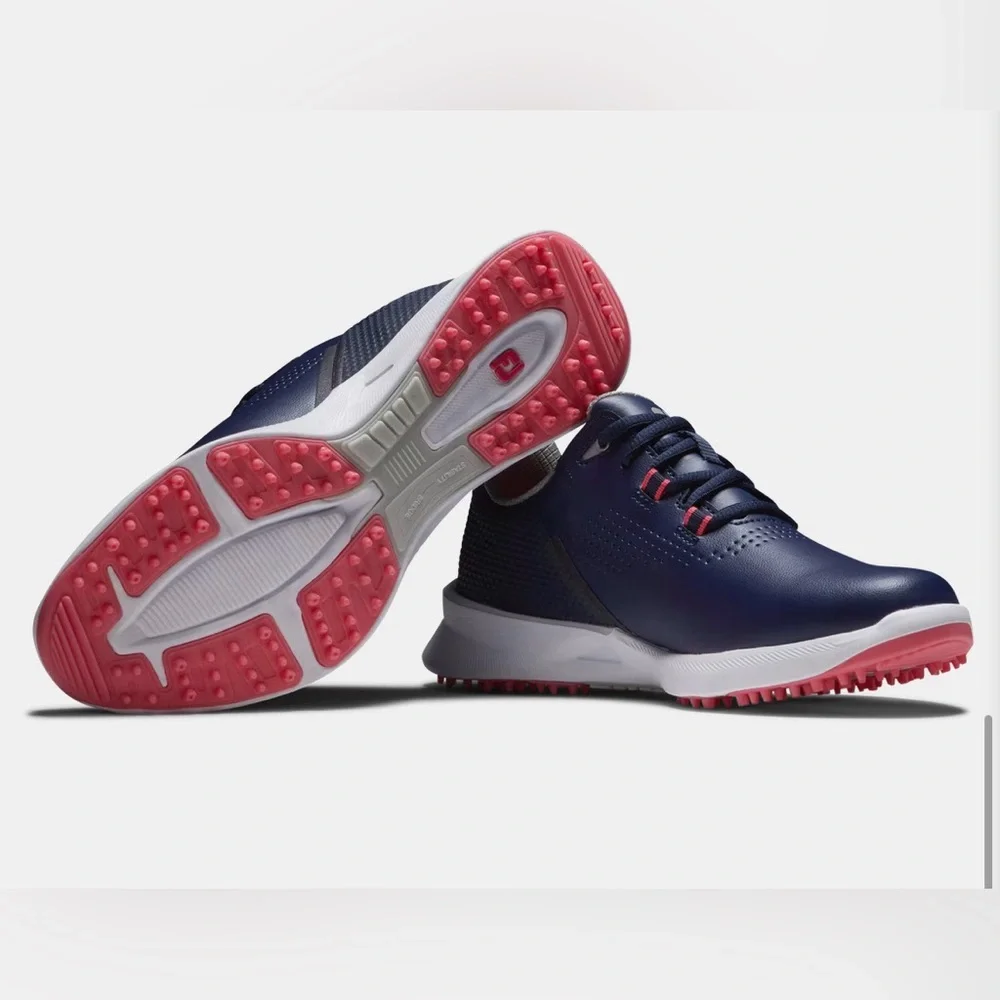 FootJoy Women’s Fuel Golf Shoes-Navy/Hot Pink- Size 7 NIB⛳️ - Picture 10 of 11